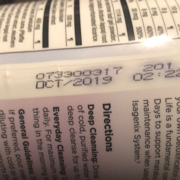 SOLD. Cleanse for Life. Expires 10/2019 - Picture 2 of 2